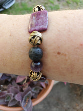 Load image into Gallery viewer, Lave Stone Diffuser Bracelet